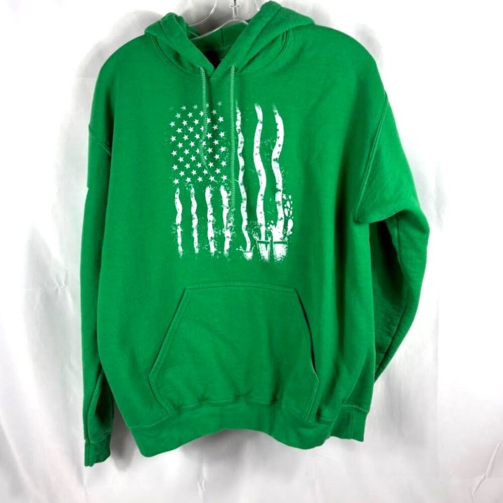 Grunt Style M Pullover Hoodie Flag Tree of Liberty
